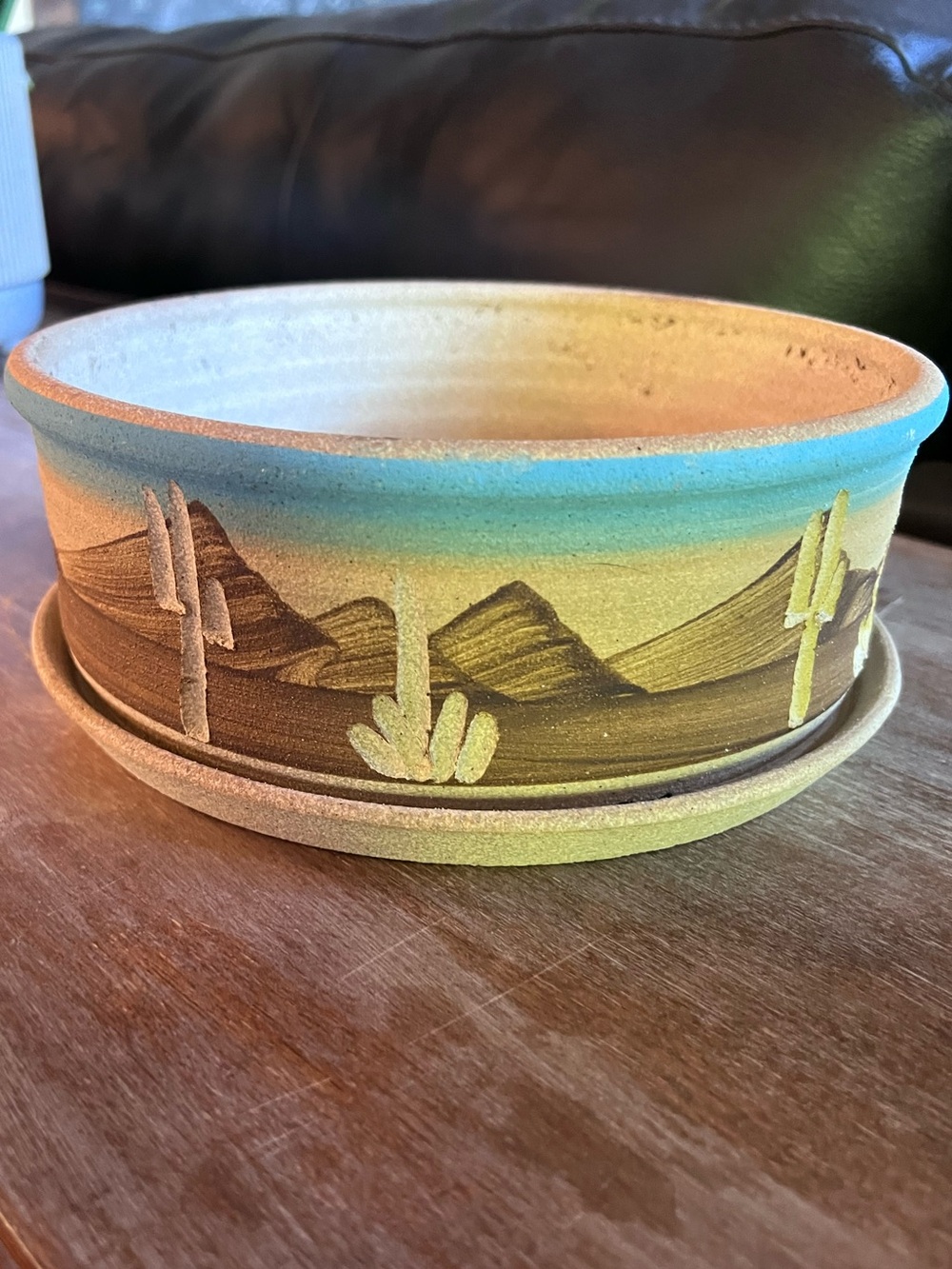 𝑽𝒊𝒏𝒕𝒂𝒈𝒆 Gordon Pottery Southwestern Landscape Planter